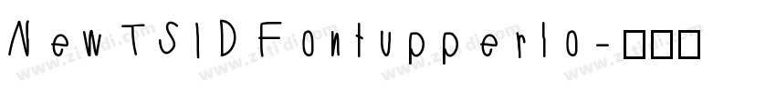 New TSID Fontupperlo字体转换